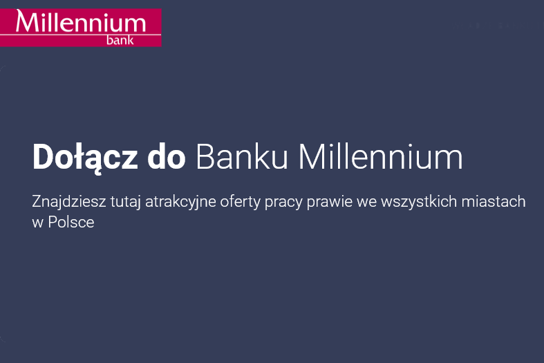 Oferta pracy banku Millennium