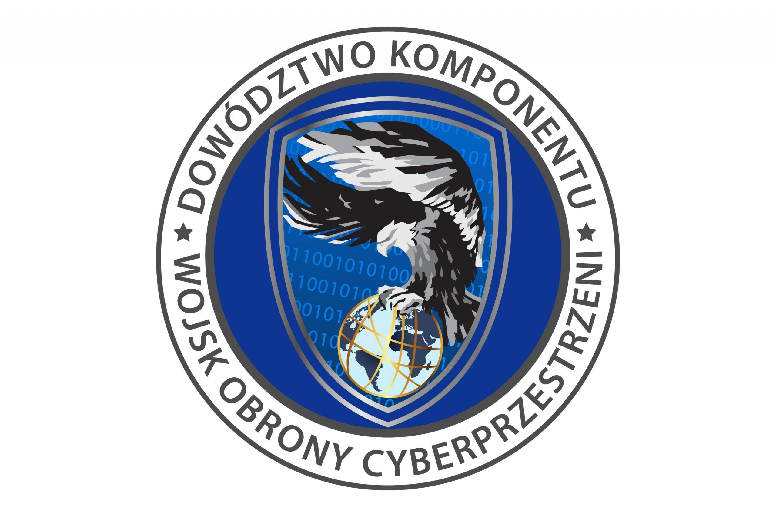 Logo Dowództwa Komponentu Wojsk Obrony Cyberprzestrzeni