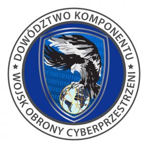 Logo Dowództwa Komponentu Wojsk Obrony Cyberprzestrzeni